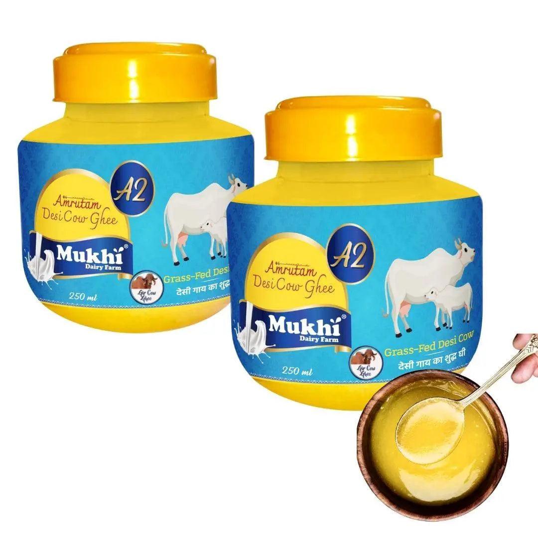 amrutam-a2-desi-gir-cow-bilona-ghee-250-lml-combo offer