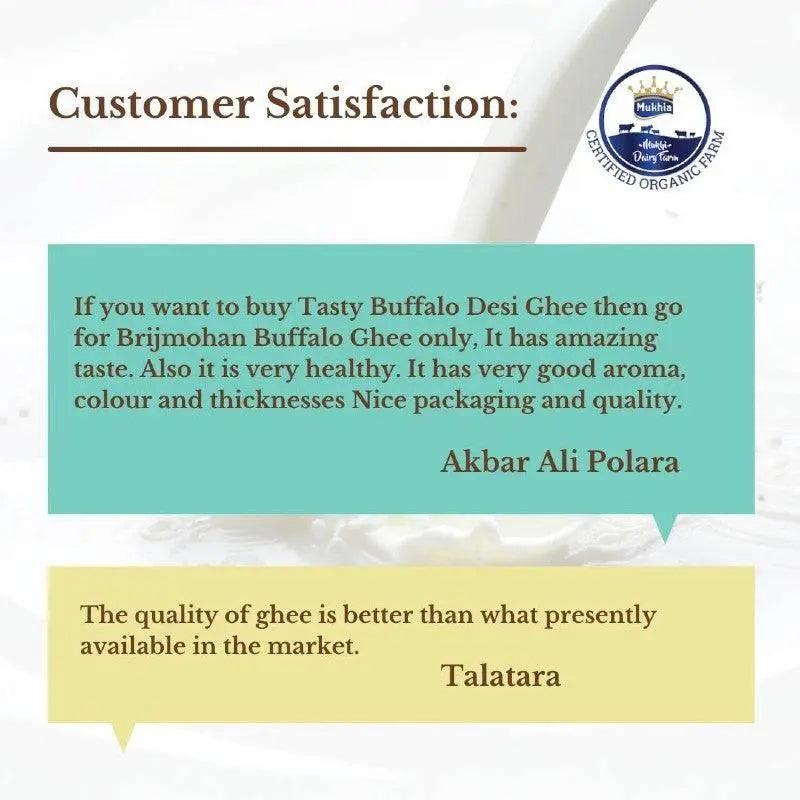 Customer satisfaction review of brijmohan-buffalo-a2-desi-ghee