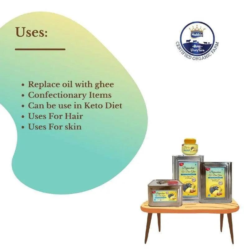 uses brijmohan-buffalo-a2-desi-ghee