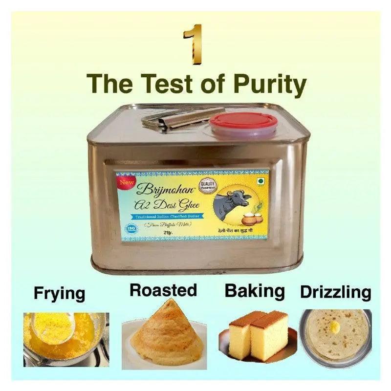 brijmohan-buffalo-a2-desi-ghee - test of purity