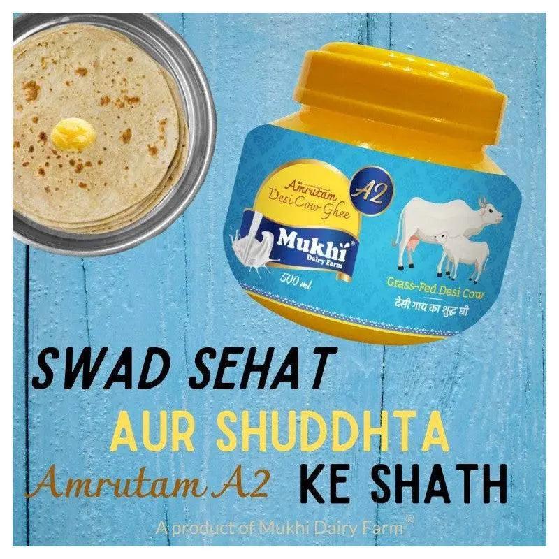 Swad sehat & shuddhta  amrutam a2 ke shath