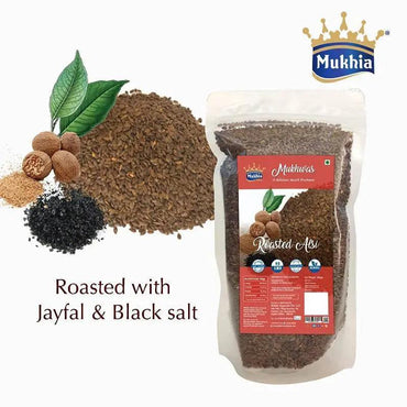 MUKHIA Healthy Combo Pack A2 Desi Gir Cow Ghee with Mukhia Natural Honey,  Roasted Alsi, Organic Haldi 800gm & Free Honey Stick (Immunity Kit) - Mukhi Dairy Farm