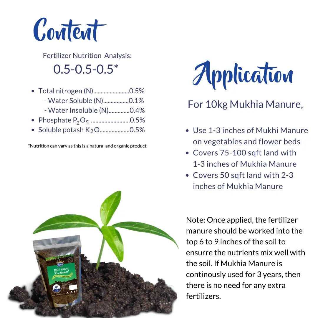 application of mukhia-all-purpose-cow-dung-manure-100-natural-organic-compost-plant-nutrient