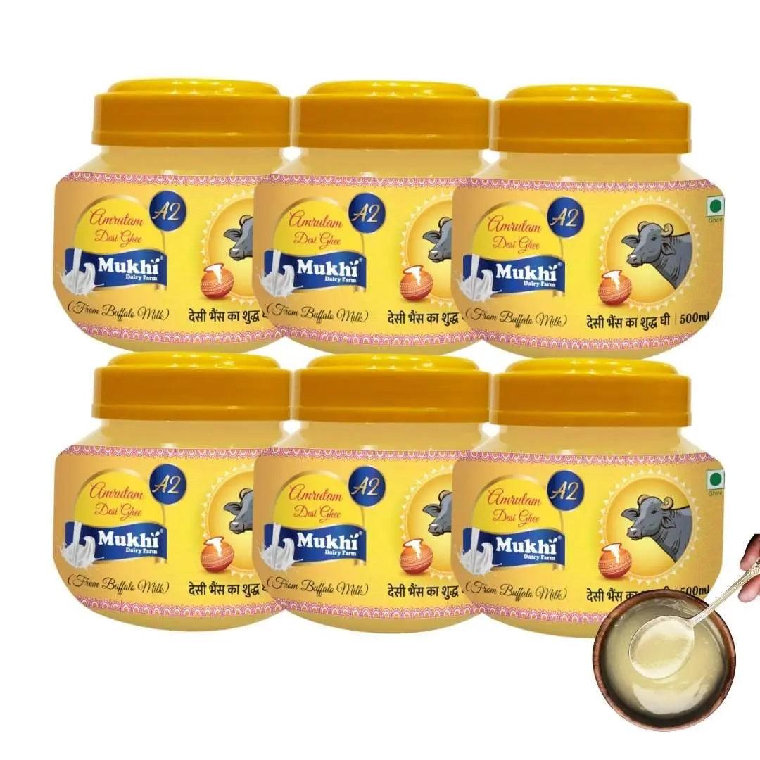 mukhia-amrutam-a2-buffalo-desi-bilona-ghee-combo offer