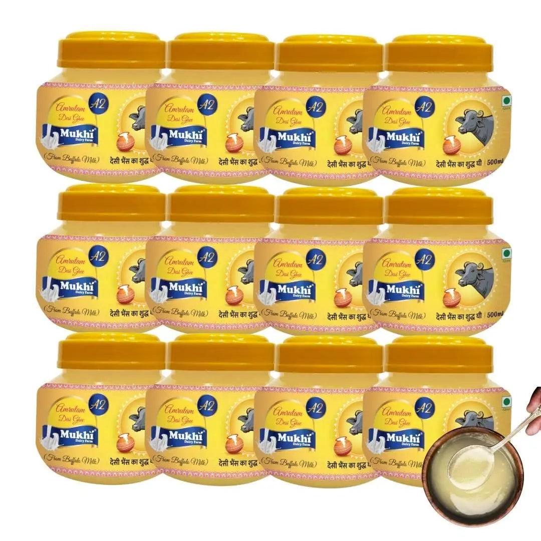 mukhia-amrutam-a2-buffalo-desi-bilona-ghee-combo offer