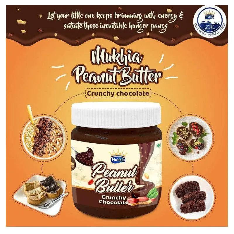 mukhia crunchy chocolate peanut butter
