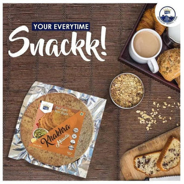 Mukhia Khakhra - Gluten Free - 200Gms (Pack of 2) with Free Container - Mukhi Dairy Farm