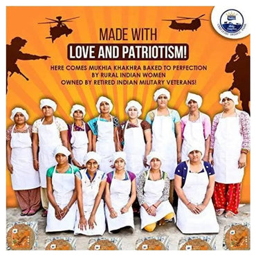 Mukhia Khakhra - Methi - 200Gms (Pack of 2) with Free Container - Mukhi Dairy Farm