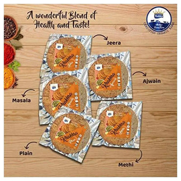 Mukhia Khakhra - Methi - 200Gms (Pack of 2) with Free Container - Mukhi Dairy Farm