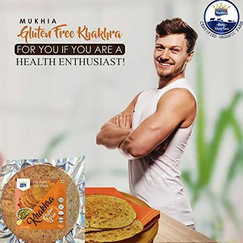 Mukhia Khakhra - Methi - 200Gms (Pack of 2) with Free Container - Mukhi Dairy Farm