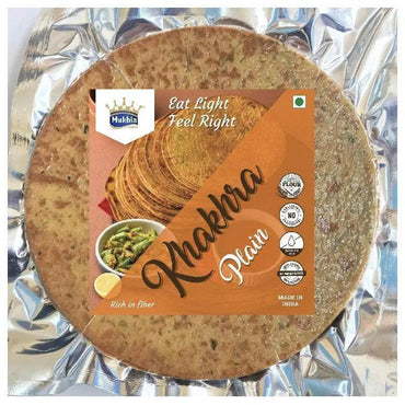 Mukhia Khakhra - Plain - 200Gms (Pack of 2) with Free Container - Mukhi Dairy Farm