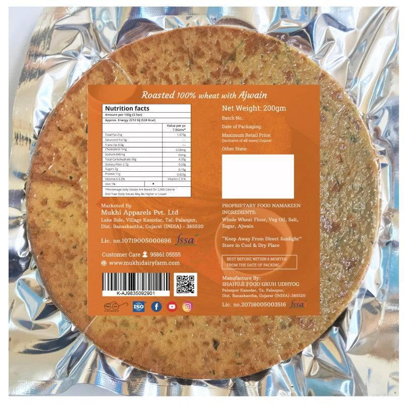 Mukhia Khakhra Combo Offer (Pack of 4) with Free Container - Mukhi Dairy Farm