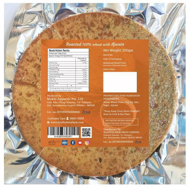 Mukhia Khakhra Combo Offer (Pack of 4) with Free Container - Mukhi Dairy Farm