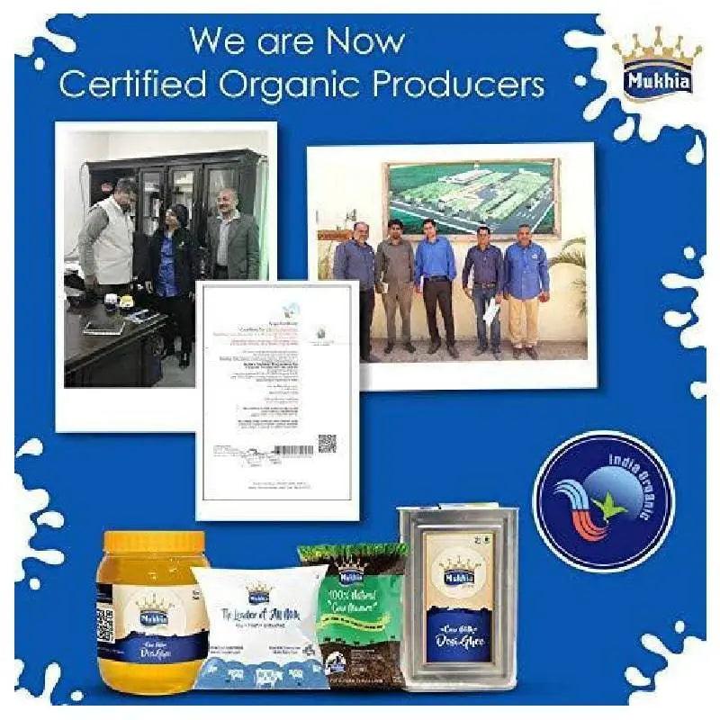 Mukhia Organic A2 Cow Ghee 15 Liter - Mukhi Dairy Farm