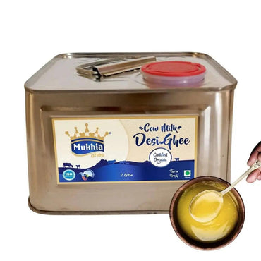 Mukhia Organic A2 Cow Ghee 2 Liter - Mukhi Dairy Farm