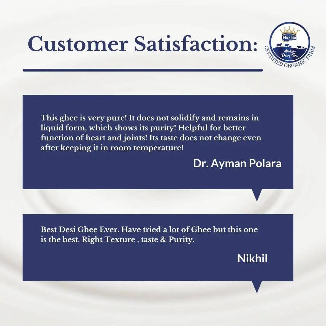 Mukhia Organic A2 Cow Ghee 2 Liter - Mukhi Dairy Farm