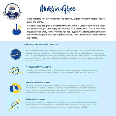 Mukhia Organic A2 Cow Ghee 2 Liter - Mukhi Dairy Farm