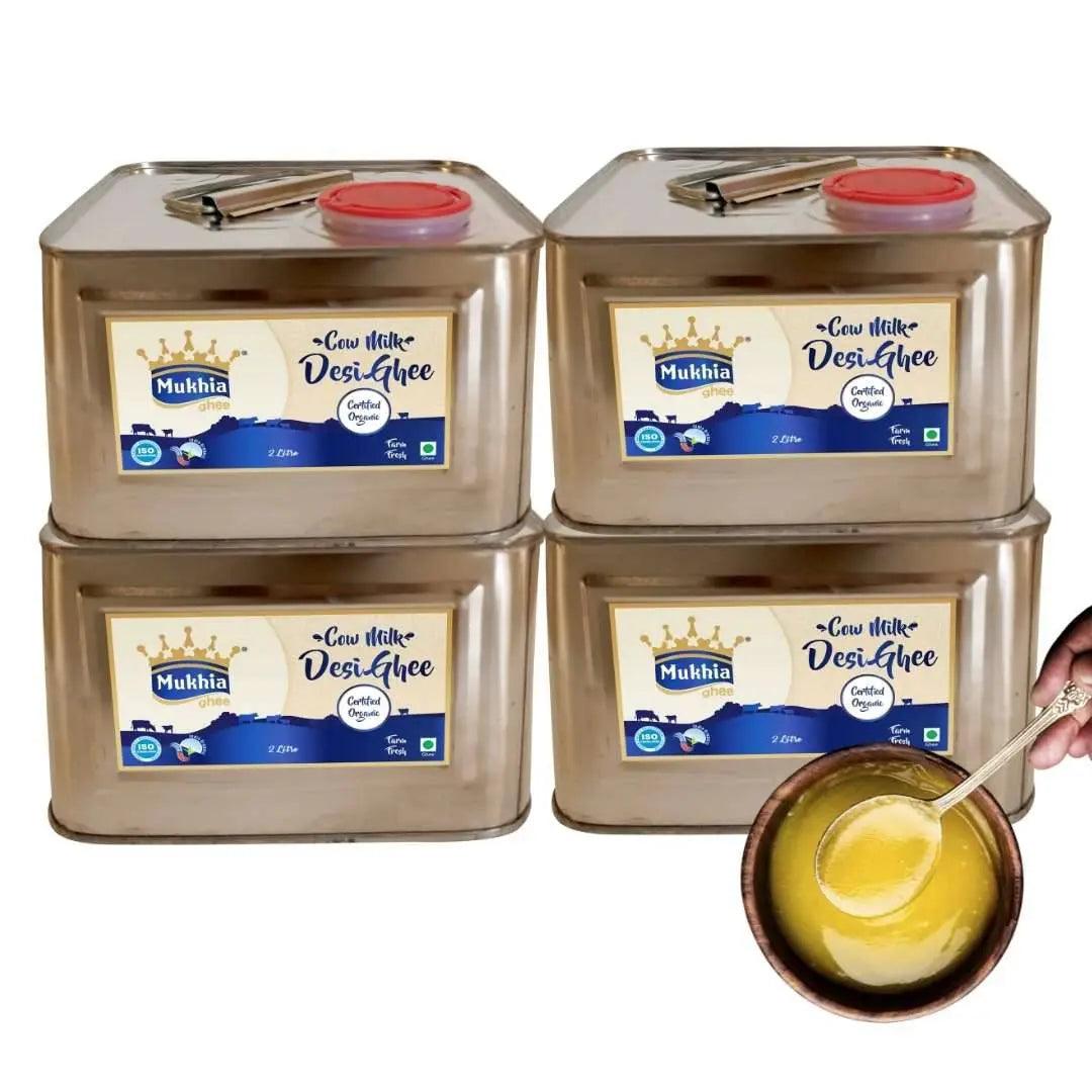 Mukhia Organic A2 Cow Ghee 2 Liter - Mukhi Dairy Farm