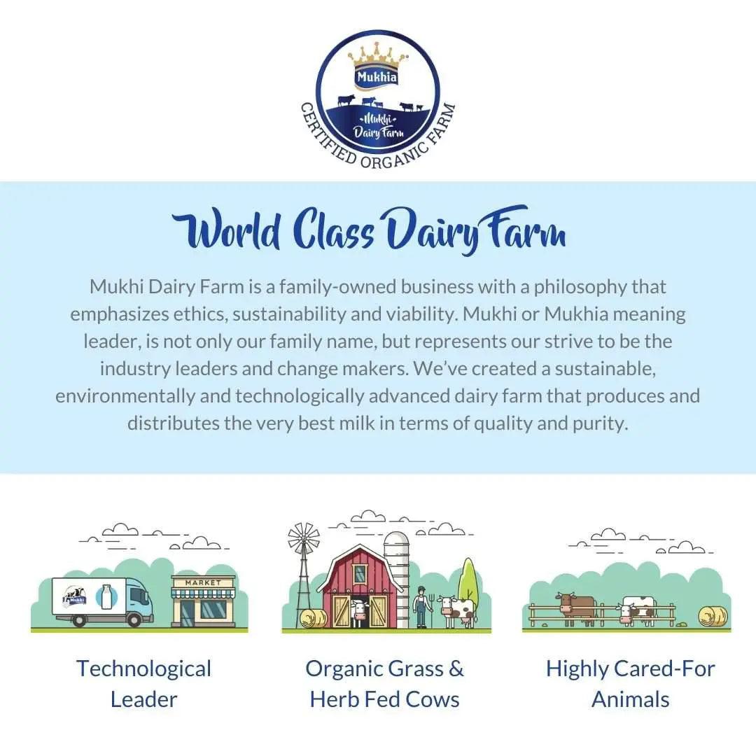 Mukhia Organic A2 Cow Ghee 2 Liter - Mukhi Dairy Farm