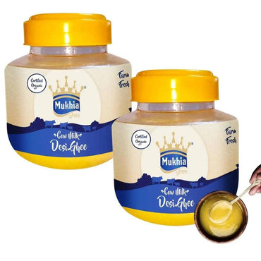 Mukhia Organic A2 Cow Ghee 250ml - Mukhi Dairy Farm