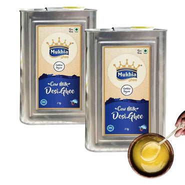 Mukhia Organic A2 Cow Ghee 5 Liter - Mukhi Dairy Farm