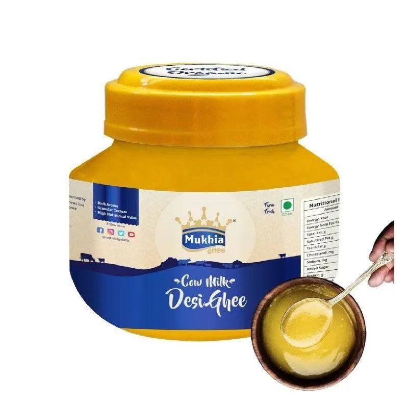 Mukhia Organic A2 Cow Ghee 500ml - Mukhi Dairy Farm