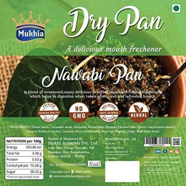 Mukhia Sweet Nawabi Paan with Supari - Mukhi Dairy Farm