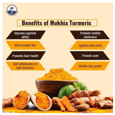 Mukhia Turmeric 800g - Mukhi Dairy Farm