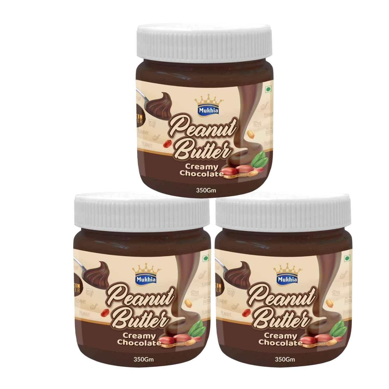 Peanut Butter Chocolate 350 gm pack  of 1, 2, 3, 12 - Mukhi Dairy Farm