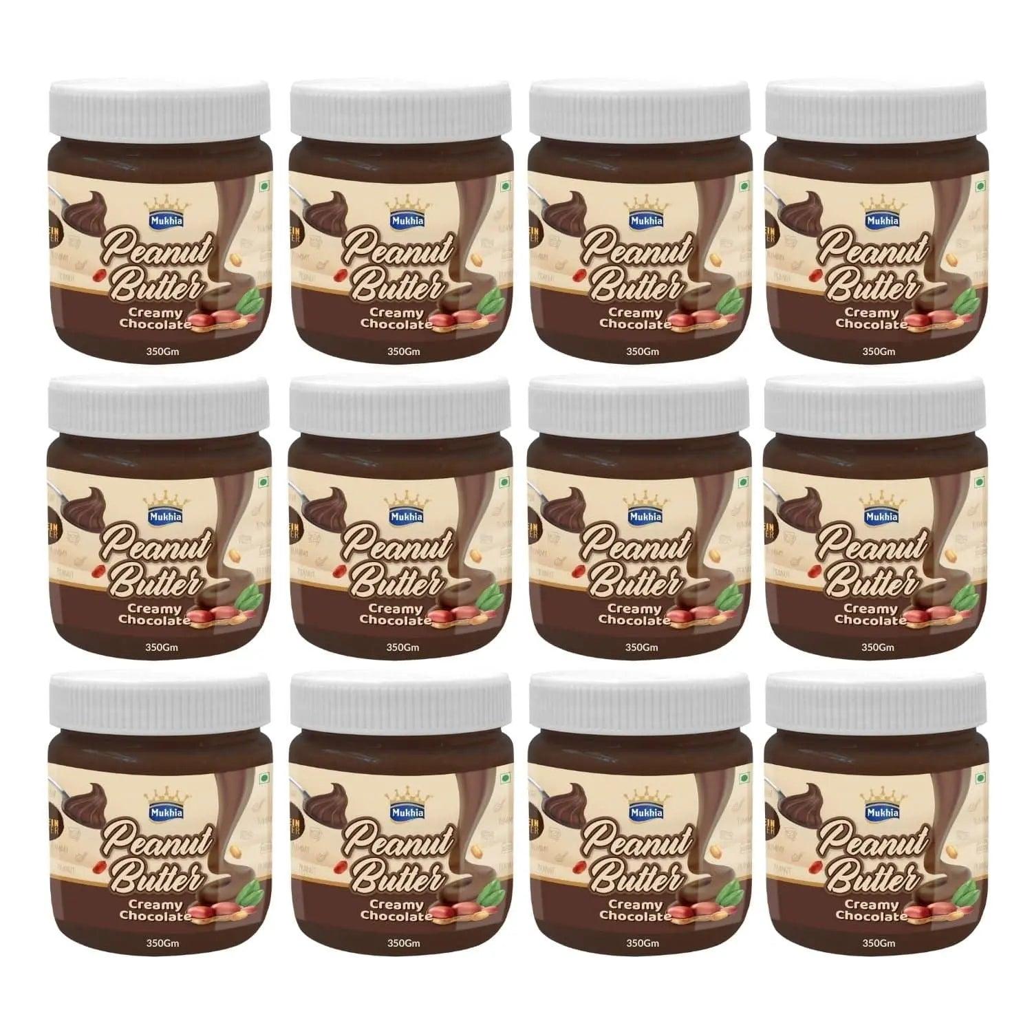 Peanut Butter Chocolate 350 gm pack  of 1, 2, 3, 12 - Mukhi Dairy Farm