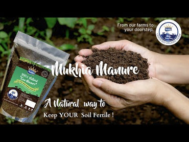video of mukhia-all-purpose-cow-dung-manure-100-natural-organic-compost-plant-nutrient